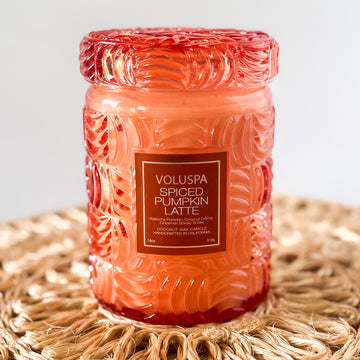Voluspa Spiced Pumpkin Latte 18oz Candle