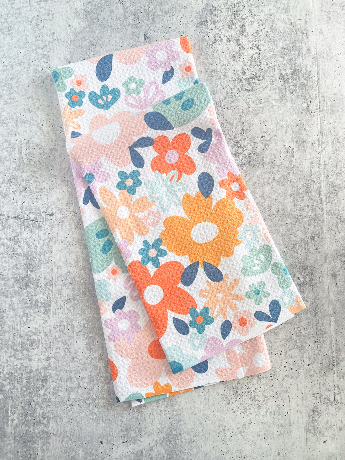 Whimsy Floral Tea Towel