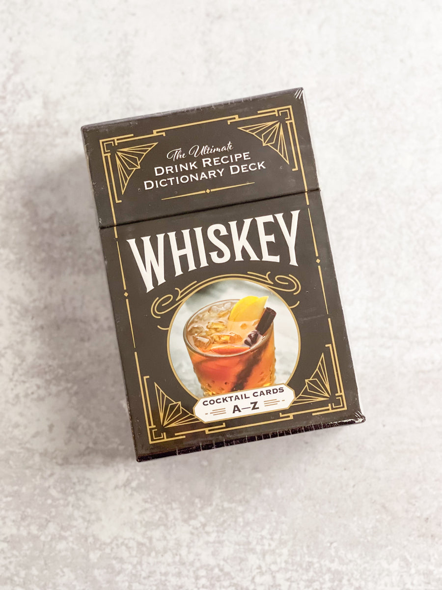 Whiskey Card Recipe Deck