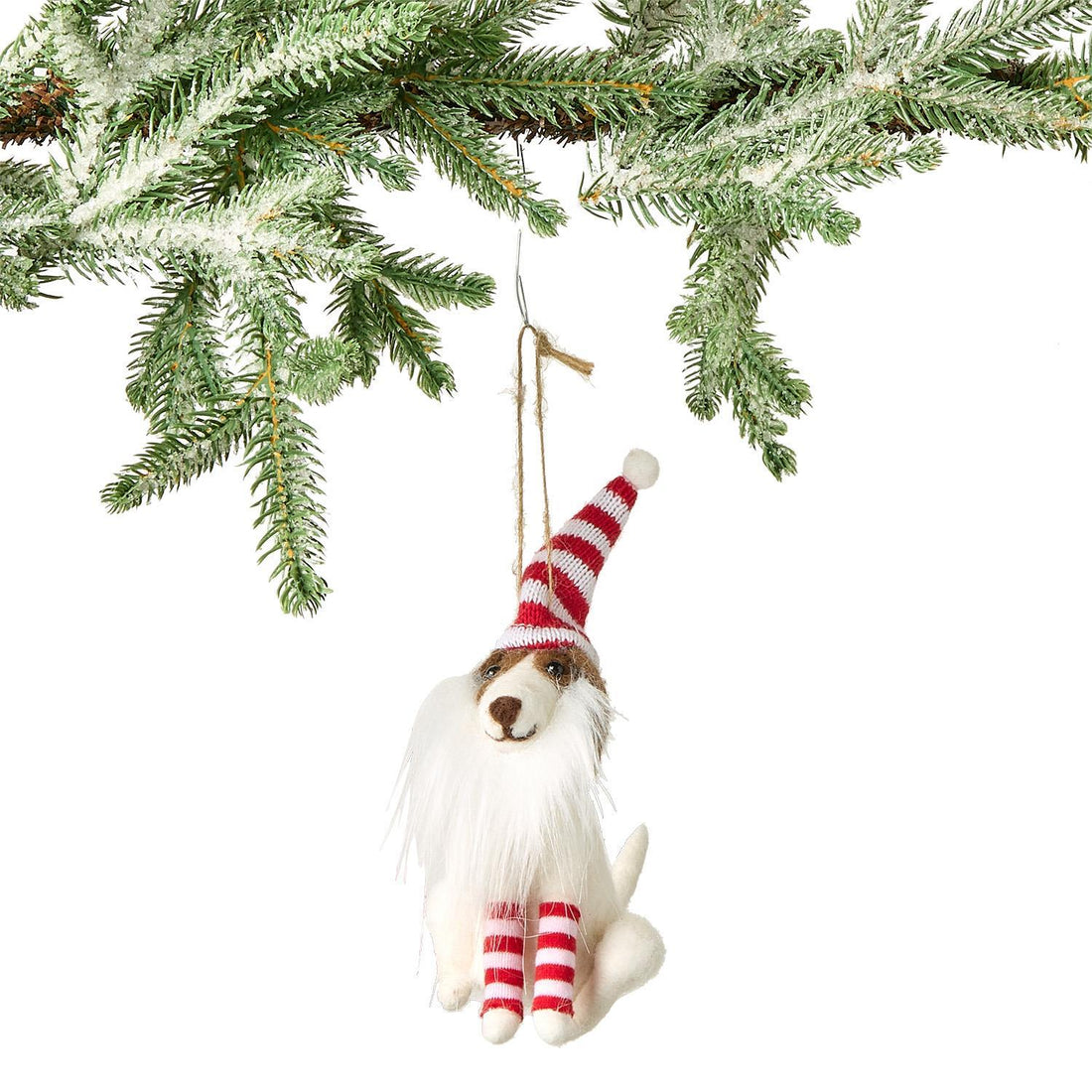White Dog Ornament
