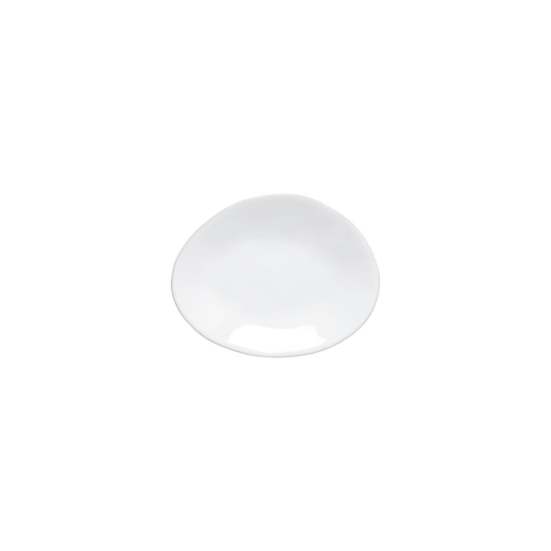 White Small Oval Plate