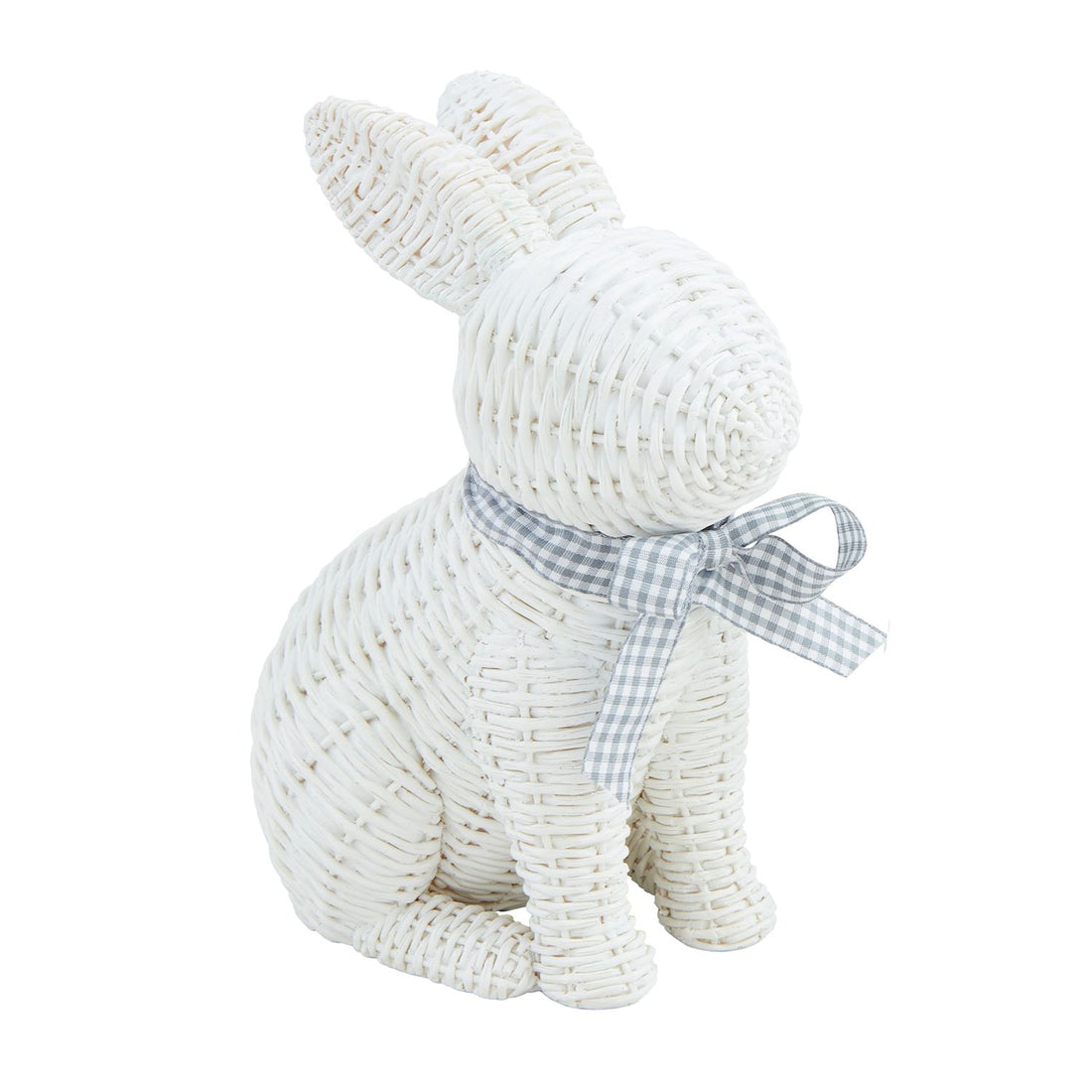 White Wicker Bunny Large
