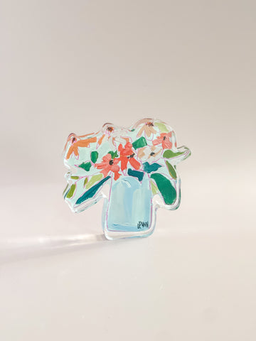 Wildflowers Acrylic Block