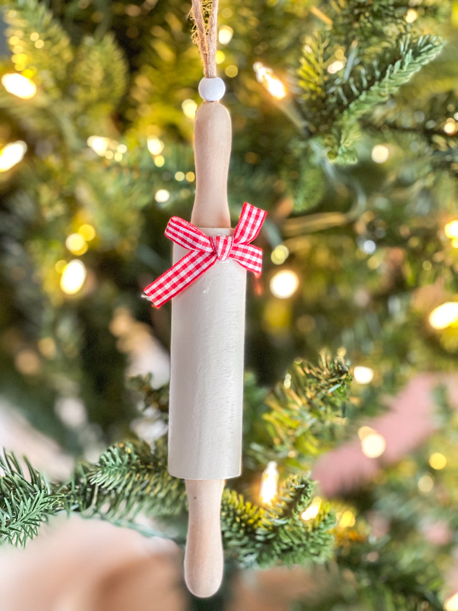 Wood Rolling Pin Ornament