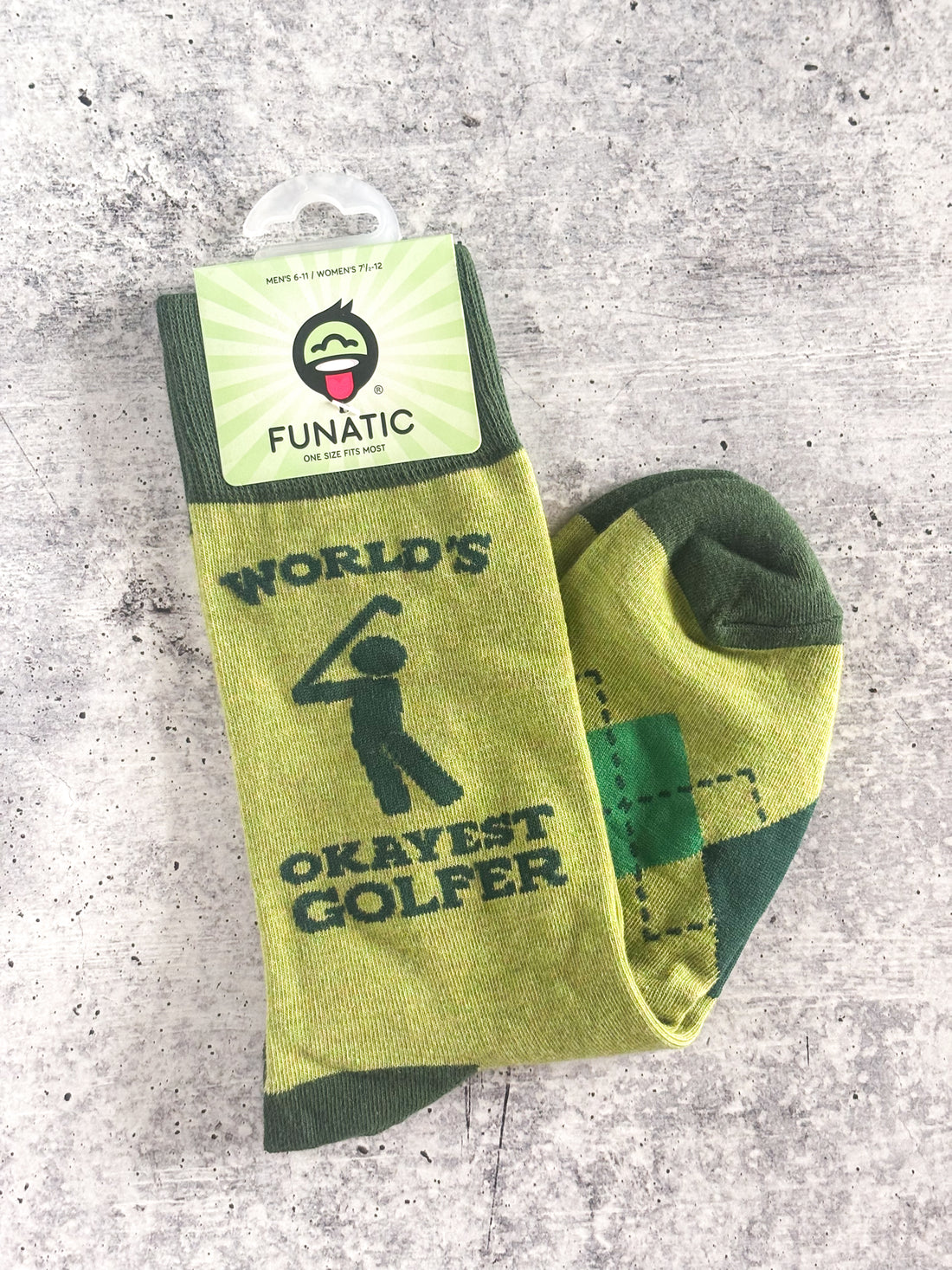 World's Okayest Golfer Socks