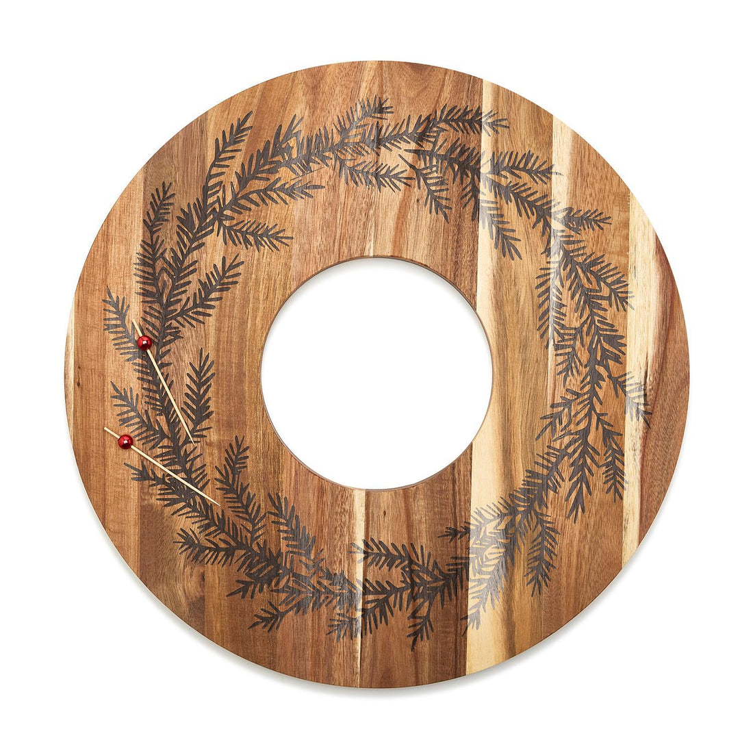 Wreath Serving Board w/ Toothpicks
