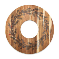 Wreath Serving Board w/ Toothpicks