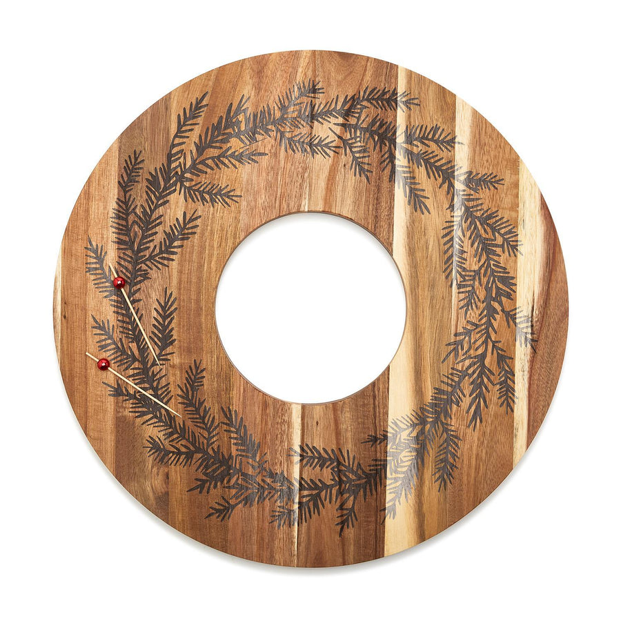 Wreath Serving Board w/ Toothpicks
