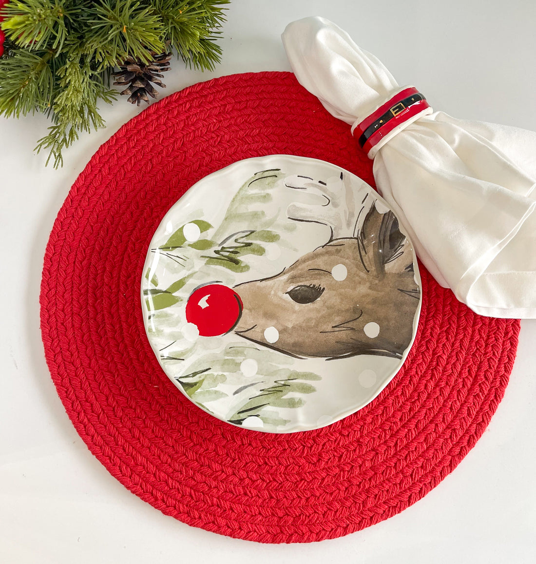 Red Rope Placemat