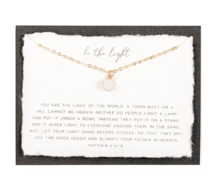 Be The Light Christian Necklace