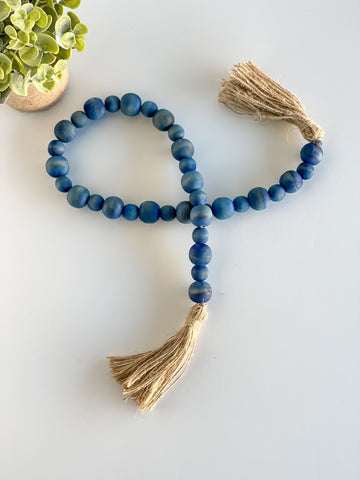 Blue Strand Of Beads