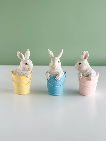 Bunny In Pastel Pail