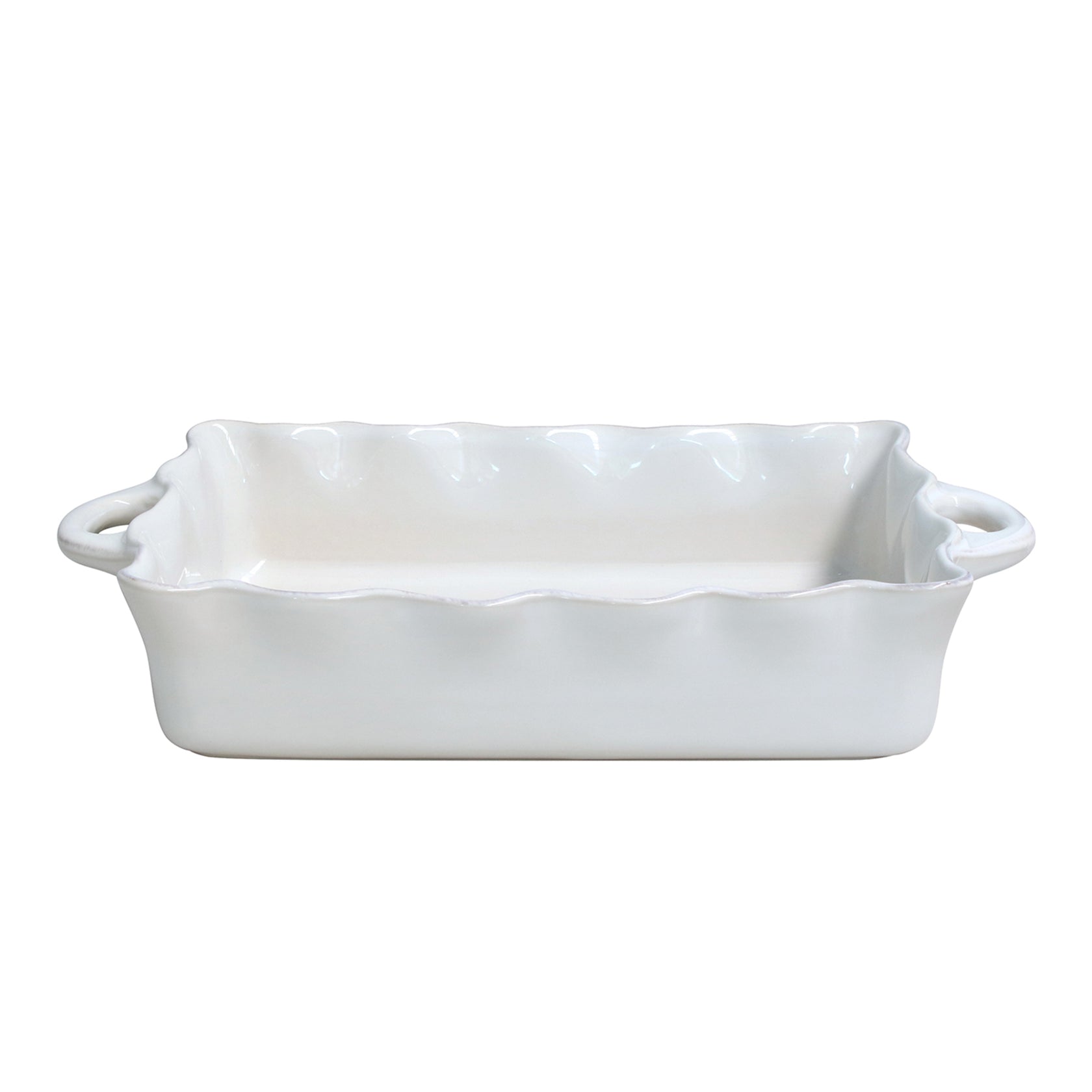 Casafina Cook and Host Large Rectangle Ruffled Baker | SouthernlyPlace