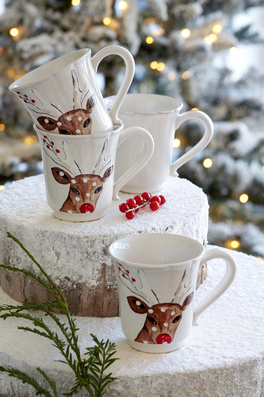 Casafina Deer Friends Mug