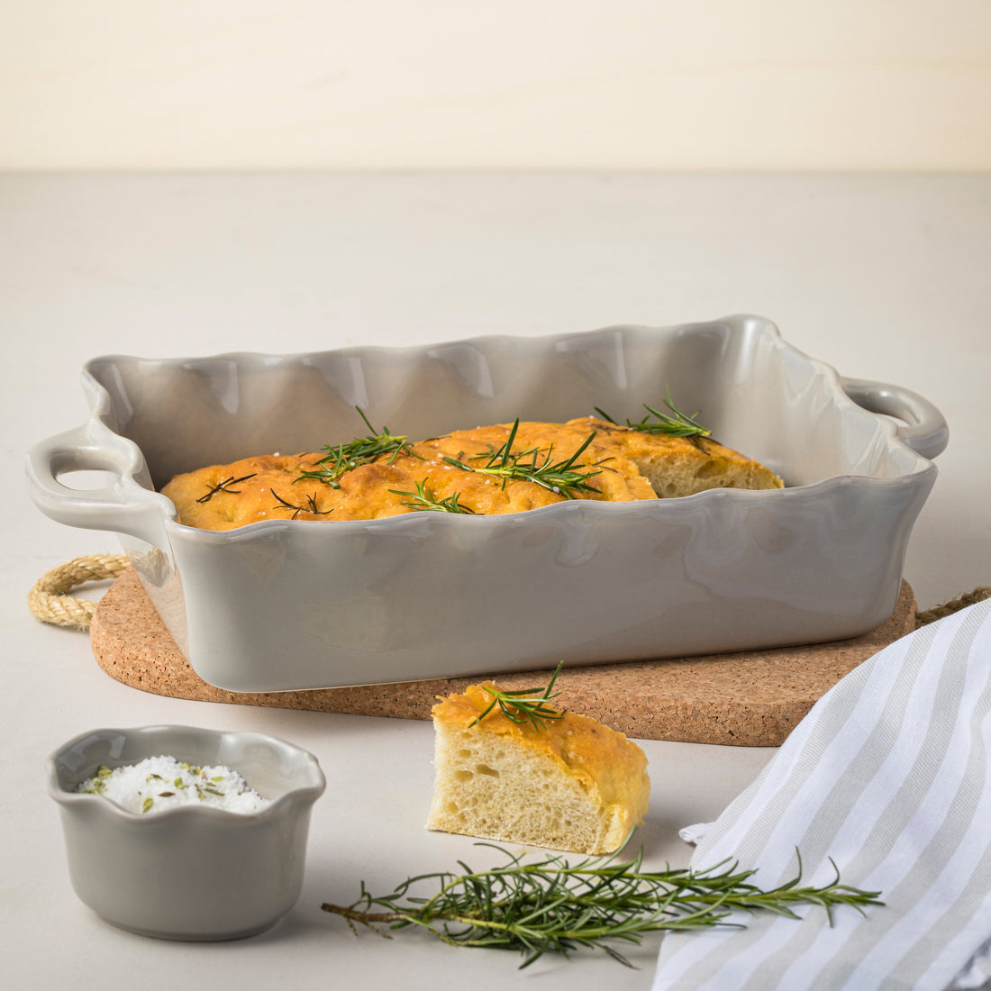 Casafina Gray Cook and Host Large Baker