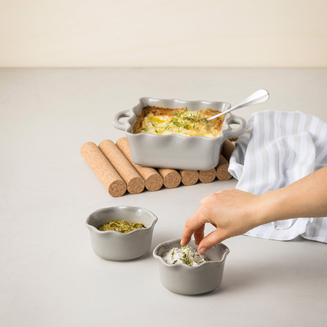 Casafina Gray Cook and Host Ramekin