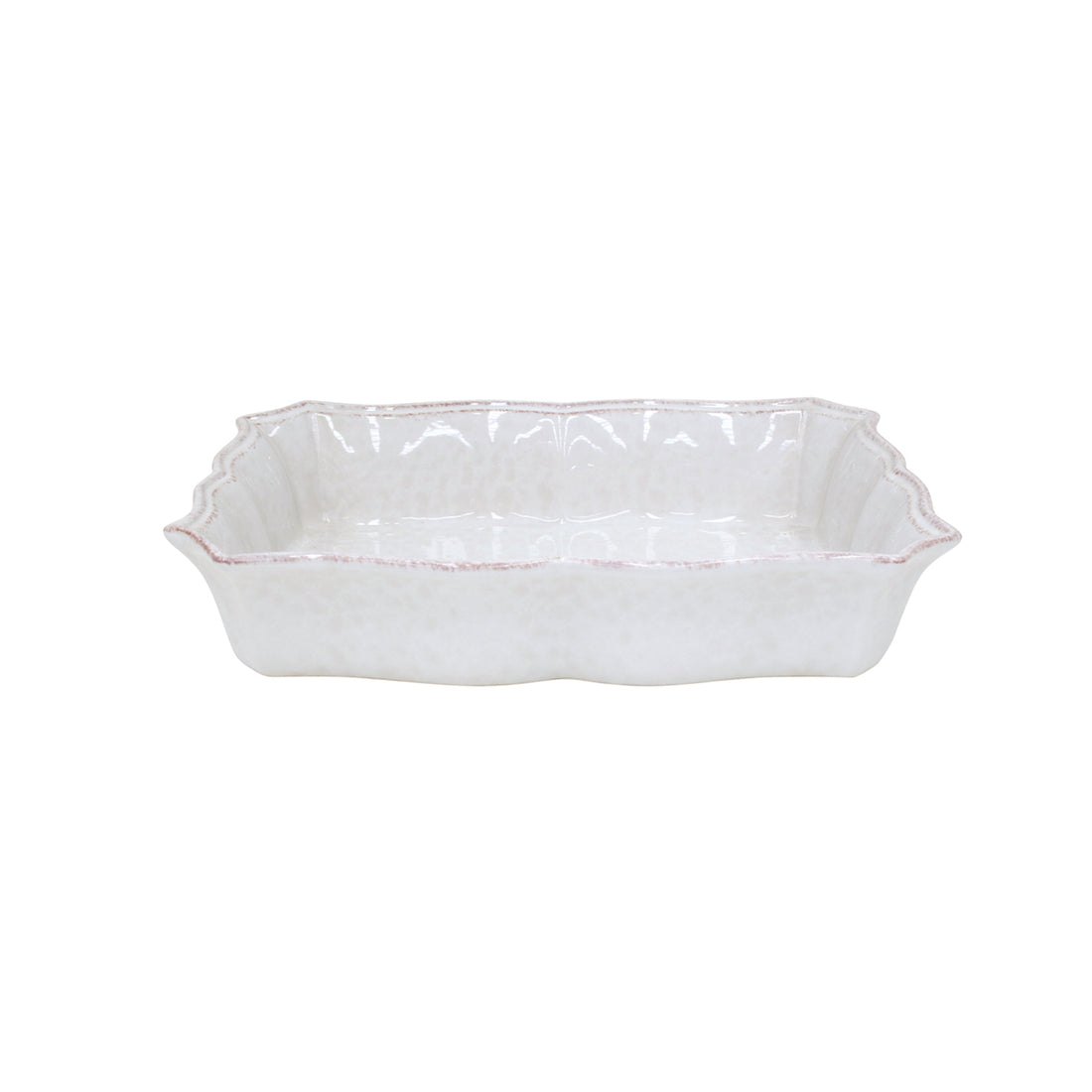 Casafina Impressions Large White Rectangle Baker