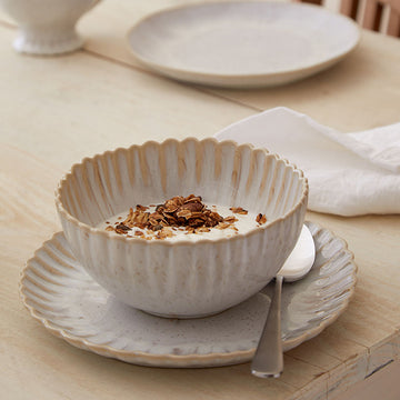 Casafina Mallorca Soup and Cereal Bowl Sand Beige