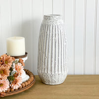 Closeup Textured Vase