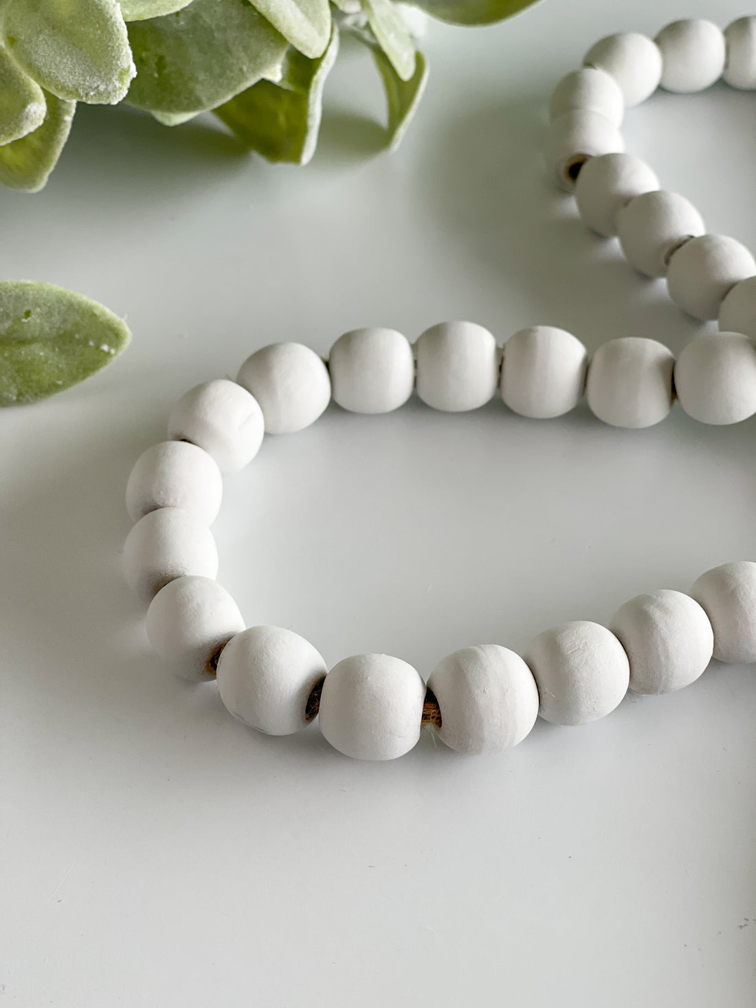 White Bead Strand
