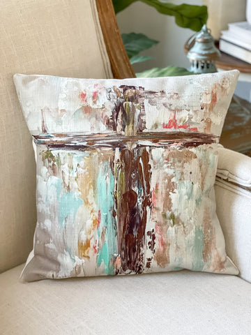 Colorful Cross Pillow