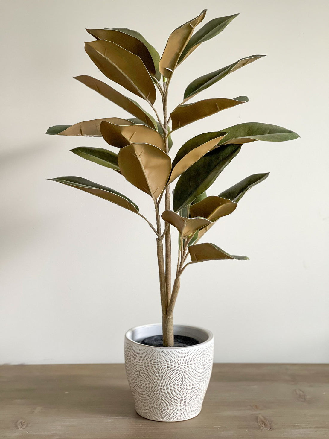 Faux Potted Magnolia Plant