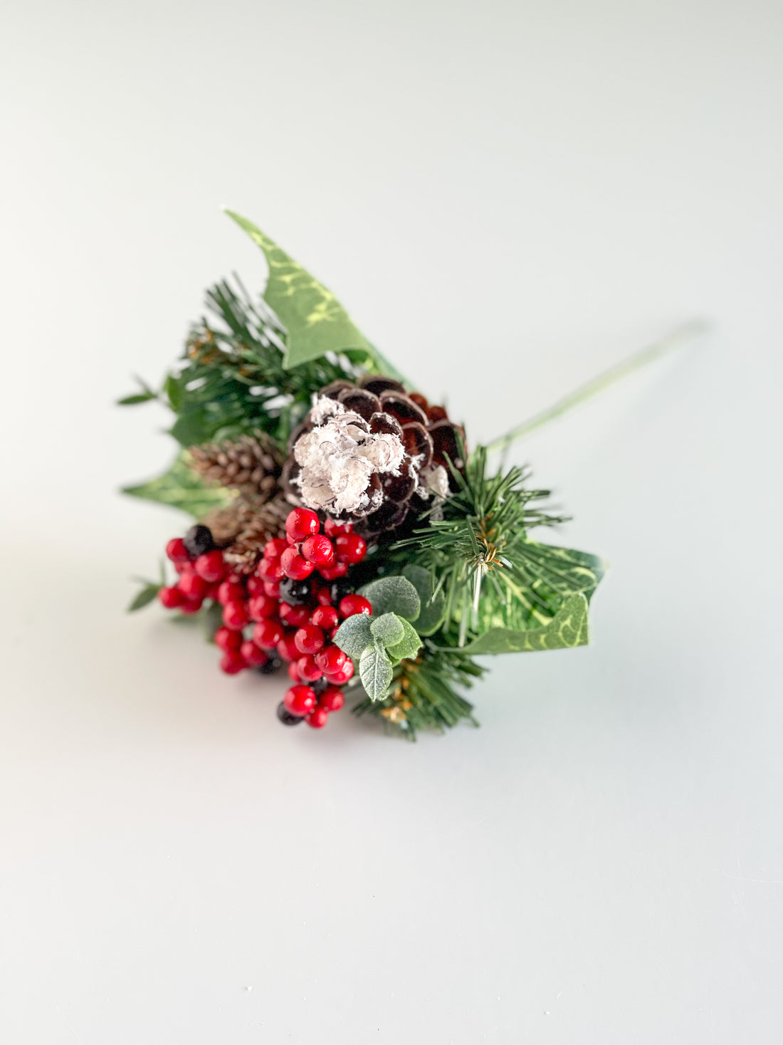 Frosted Pinecone Eucalyptus Berry Pick