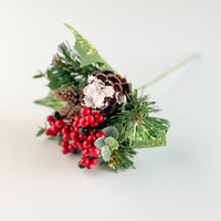 Frosted Pinecone Eucalyptus Berry Pick