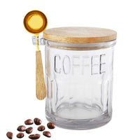 Glass Canister Set With Lid