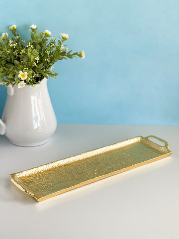 Gold Tray With Handles