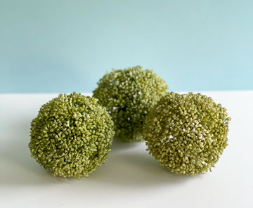 Green Allium Orb Ornament