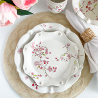 Juliska Berry And Thread Floral Sketch Cherry Blossom Dinner Plate