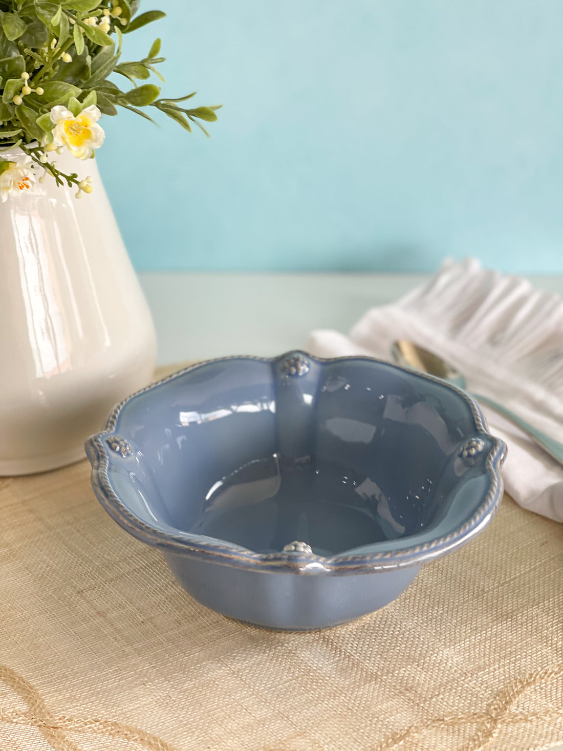 Juliska Chambray Berry and Thread Cereal Bowl