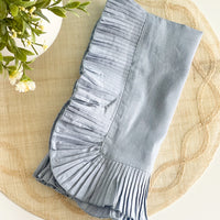 Juliska Chambray Ruffled Napkin