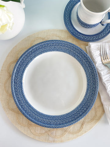 Juliska Le Panier Deft Blue Dinner Plate