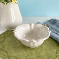 Juliska Scalloped Whitewash Berry and Thread Cereal Bowl