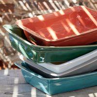 Large Turquoise Fontana Baker