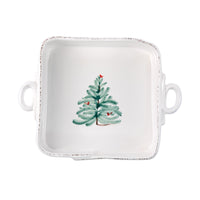 Lastra Holiday Square Baker With Handles