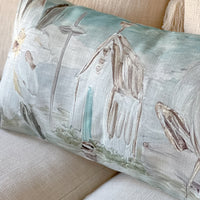 Magnolia Church Lumbar Pillow