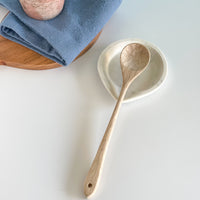 Marble Spoon Rest White