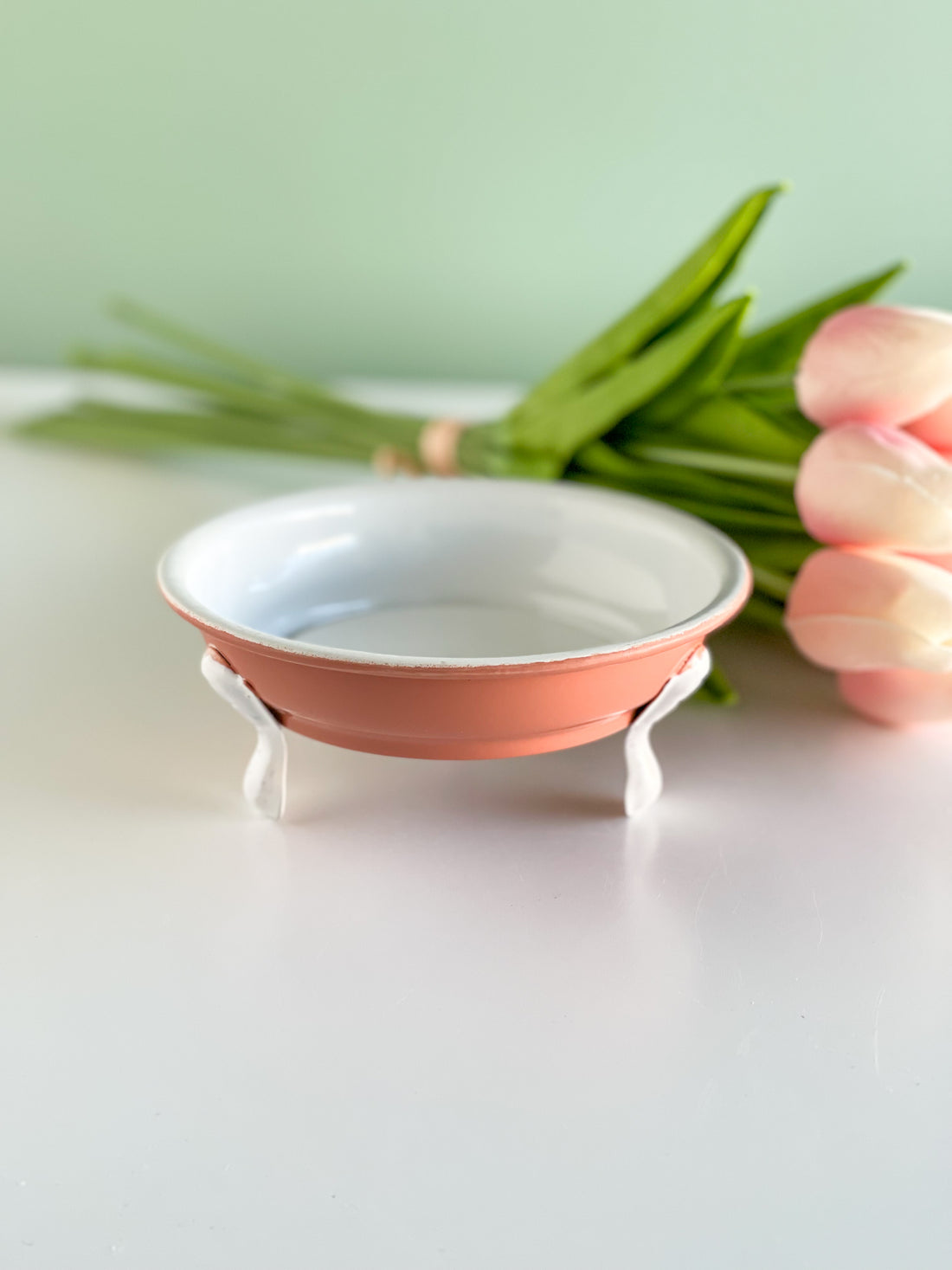 Miniature Coral Decorative Tub