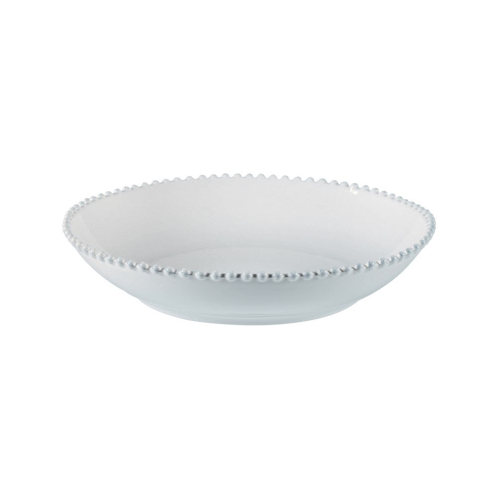 Pearl White Pasta Serving Bowl