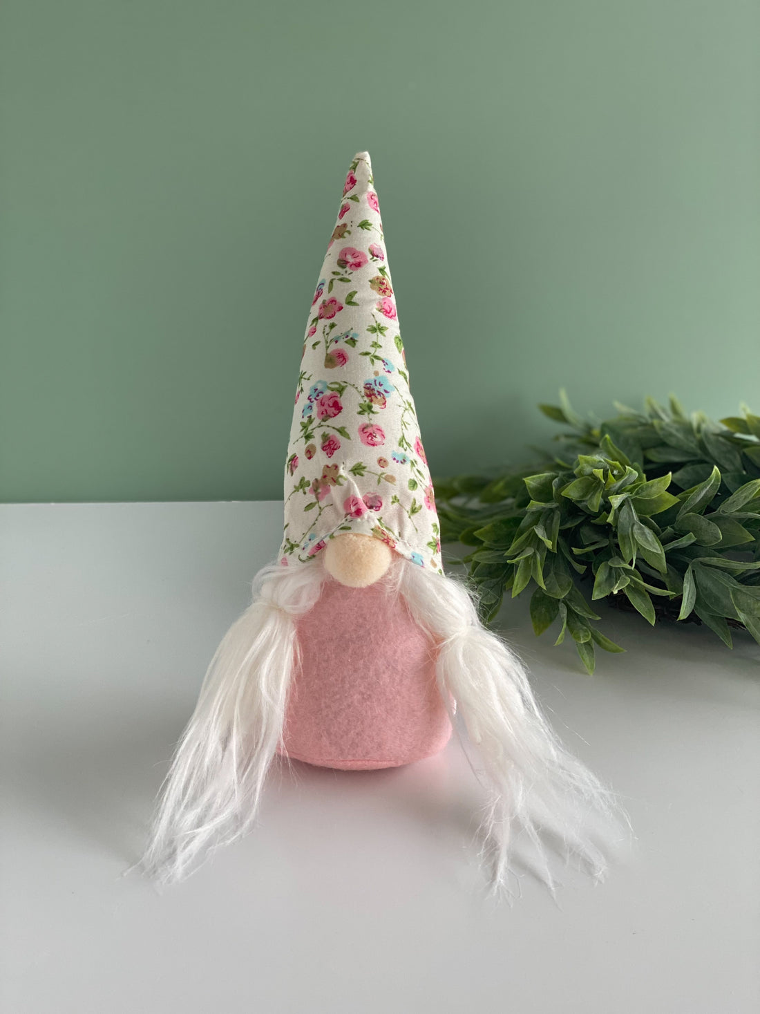 Pink Floral Gnome