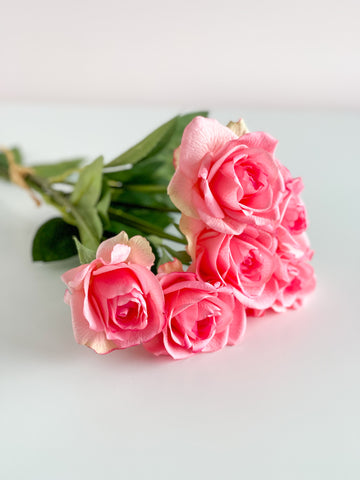 Pink Real Touch Rose Bundle