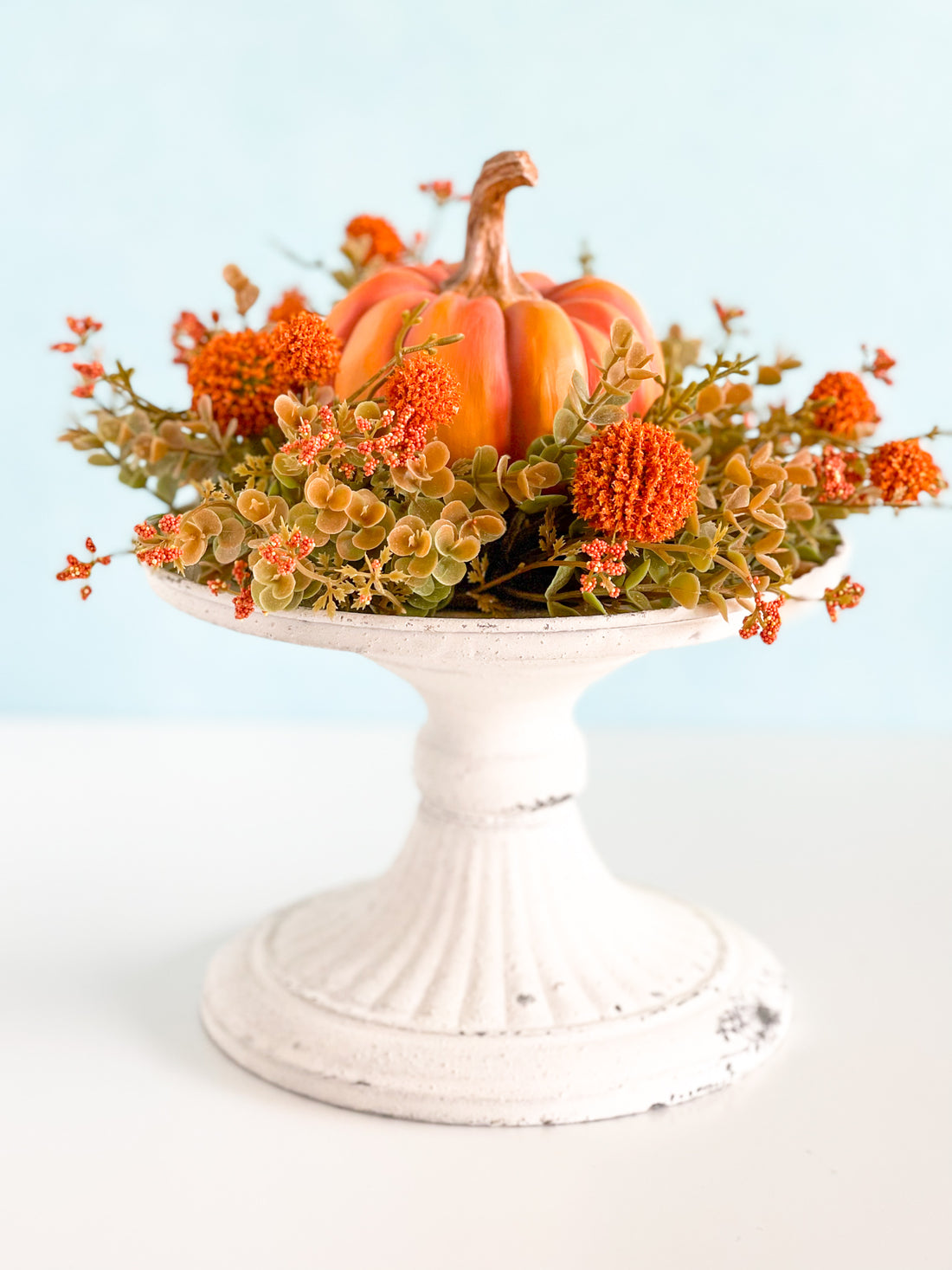 Pumpkin Billy Button Candle Ring