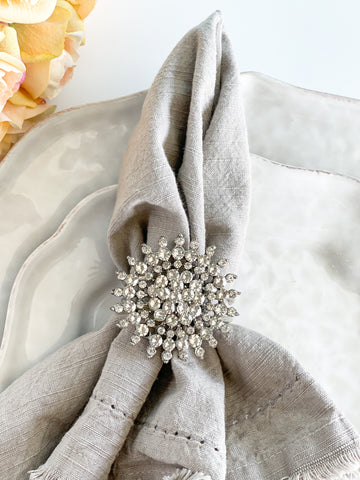 Rhinestone Napkin Rings