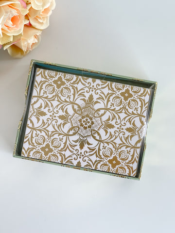 Sage and Gold Blank Note Cards
