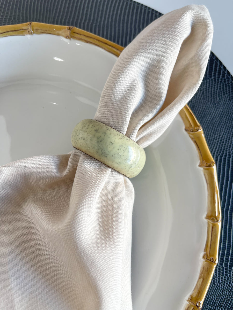 Sea Green Dome Napkin Ring