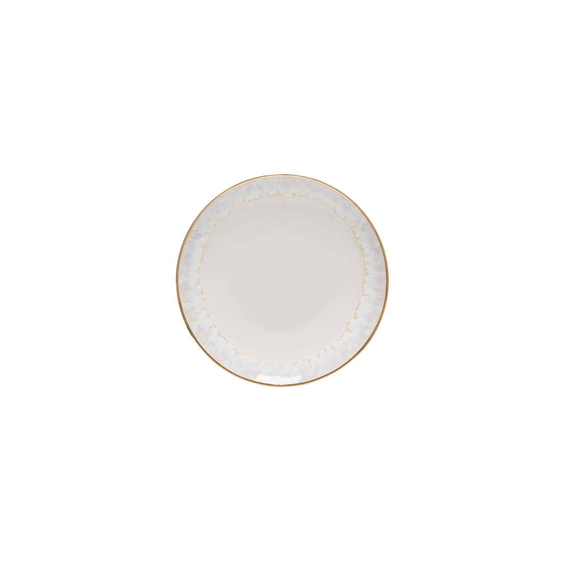 Casafina Taormina White And Gold Bread Plate