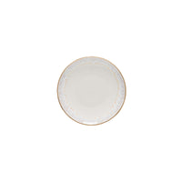 Casafina Taormina White And Gold Bread Plate
